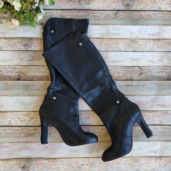 Dolce Vita Shoes - Dolce Vita Back Tall Black Heeled Stiletto Boots